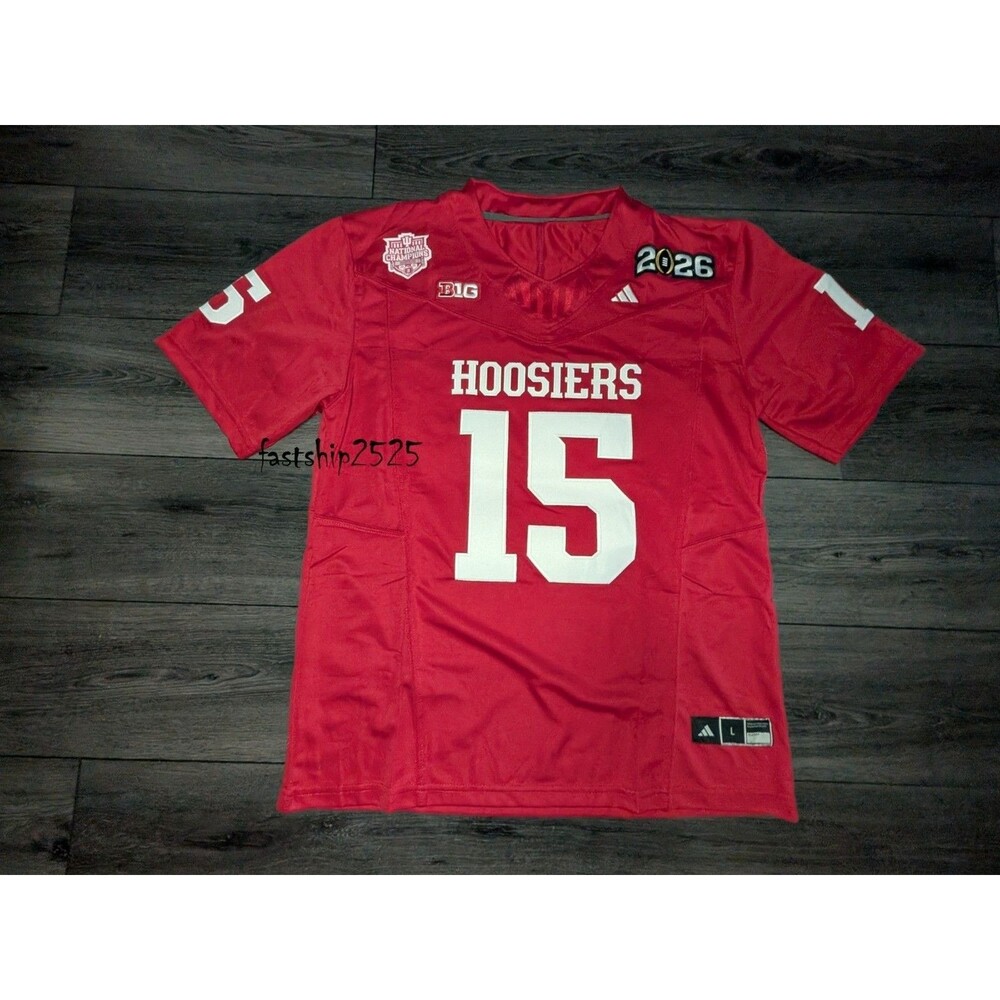 Fernando Mendoza #15 Indiana Hoosiers 2026 Natty Champs Jersey Large
